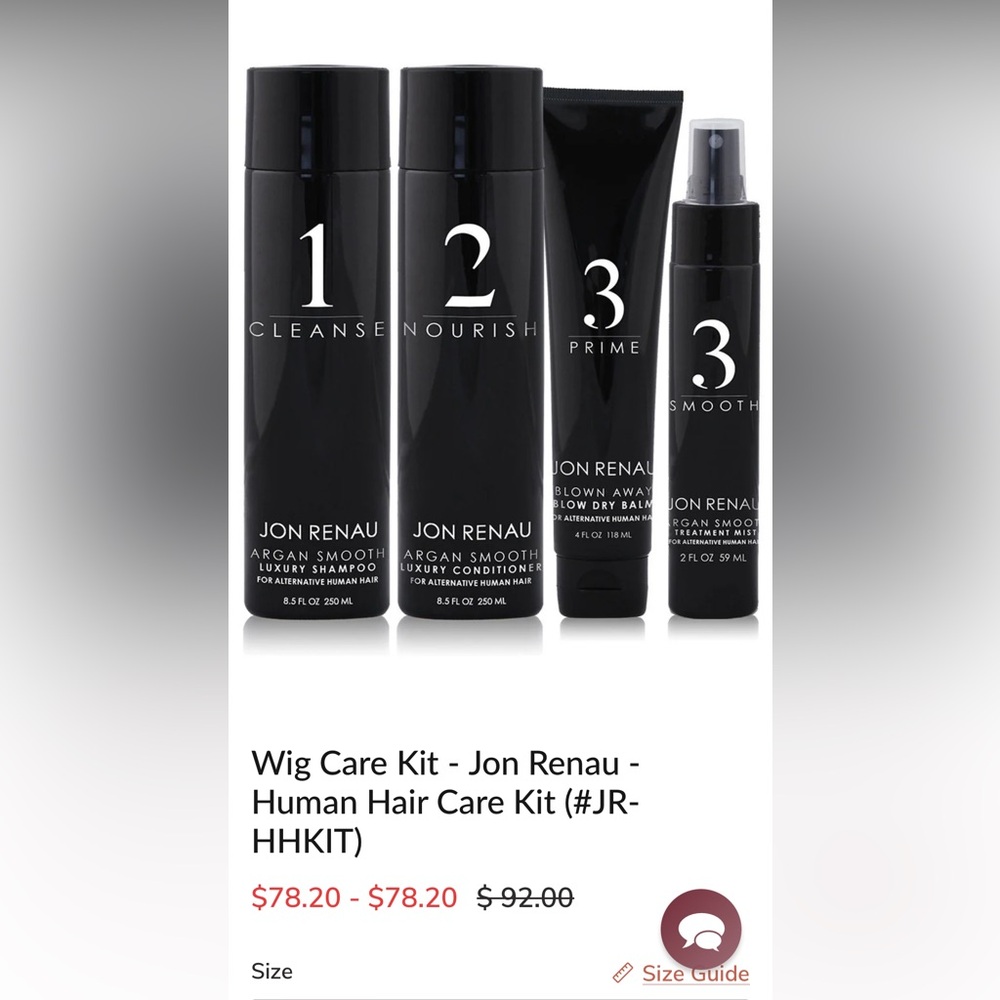 Jon Renau Human Hair Care system